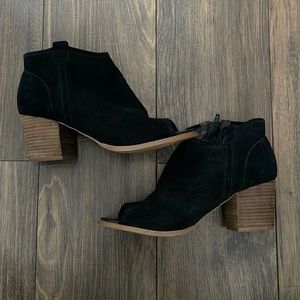 Womens black booties